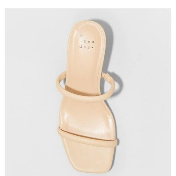 Women's Basil Heels - A New Day™. Nude Cass - Picture 3 of 3